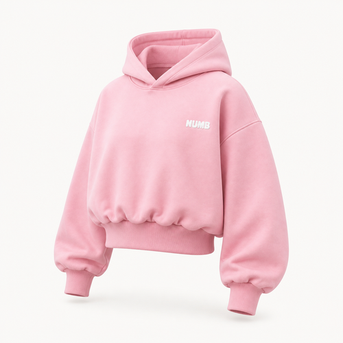 Bluza NUMB Boxy 450 GSM — Crystal